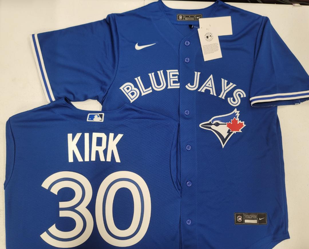 Nike Toronto Blue Jays ALEJANDRO KIRK Sewn Baseball Jersey ROYAL