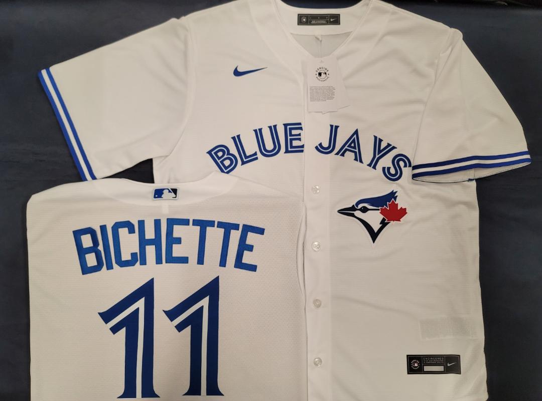Nike Toronto Blue Jays BO BICHETTE Sewn Baseball Jersey WHITE