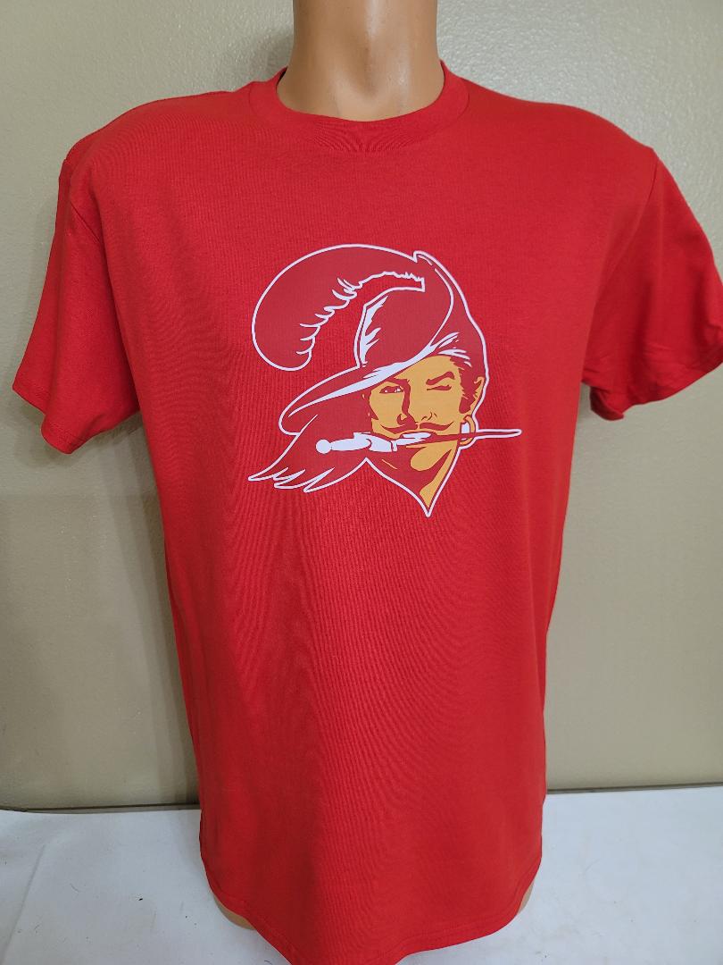 Mens NFL Team Apparel TAMPA BAY BUCCANEERS Throwback Vintage SHIRT RED