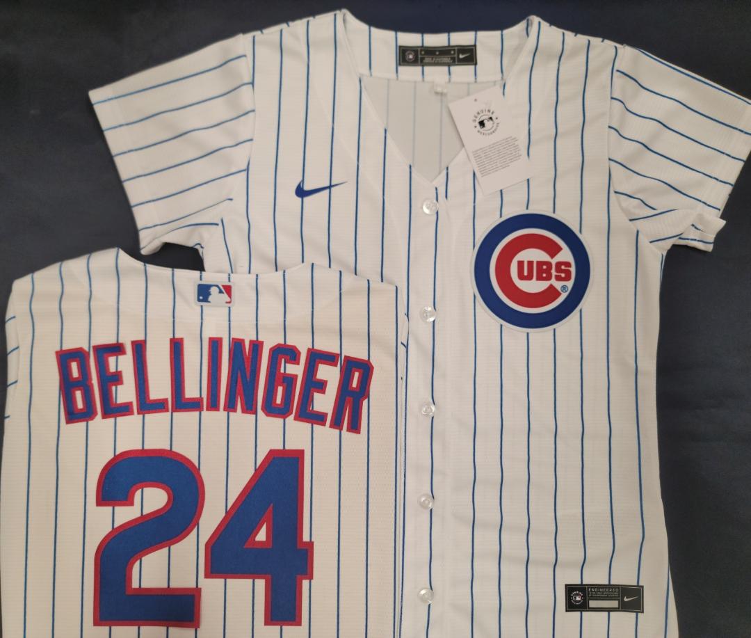 WOMENS Nike Chicago Cubs CODY BELLINGER Sewn Baseball Jersey WHITE P/S