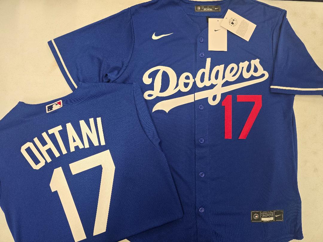 NIKE Los Angeles Dodgers SHOHEI OHTANI Baseball Jersey BLUE