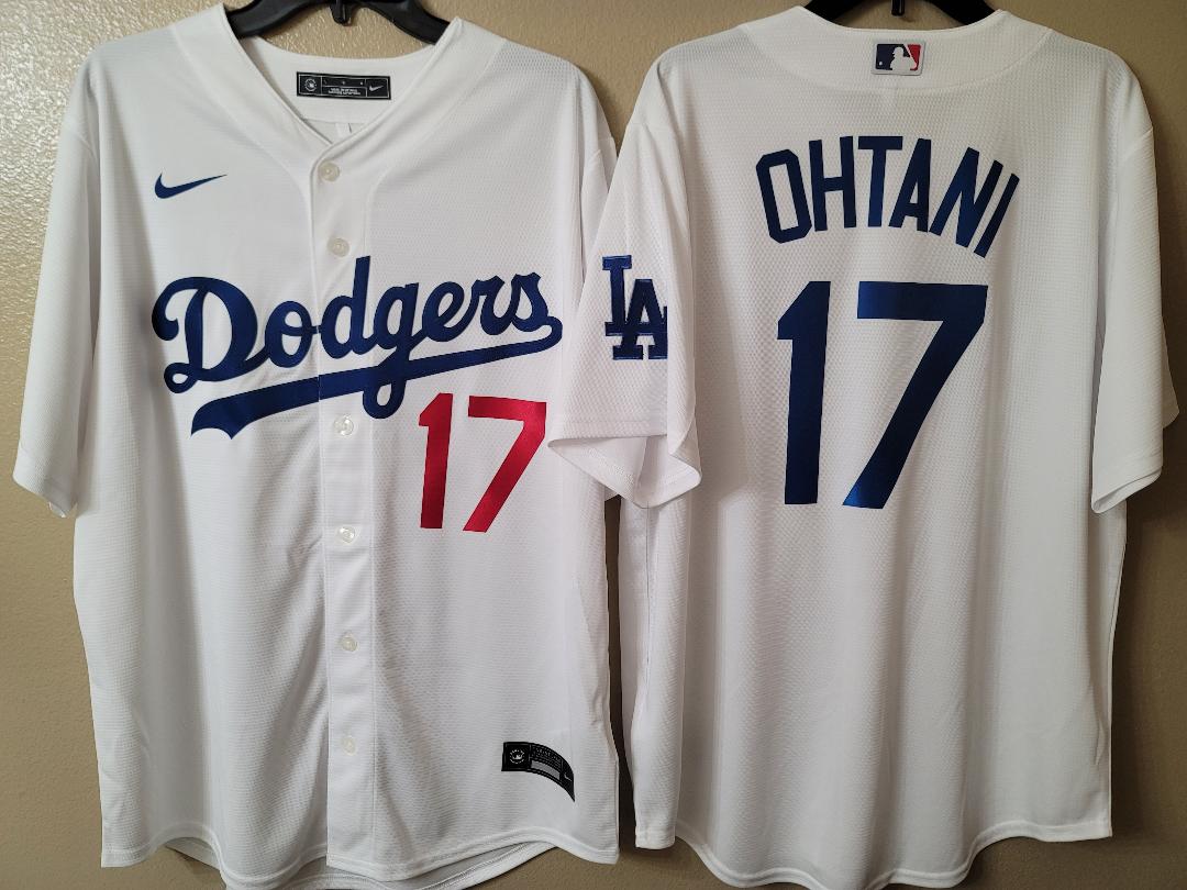 NIKE Los Angeles Dodgers SHOHEI OHTANI Baseball Jersey WHITE