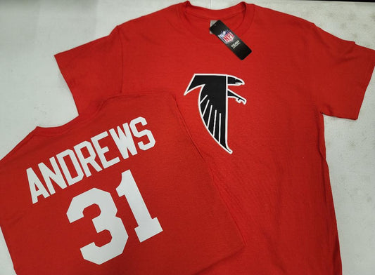 Mens NFL Team Apparel Atlanta Falcons WILLIAM ANDREWS Throwback Football Jersey Shirt RED