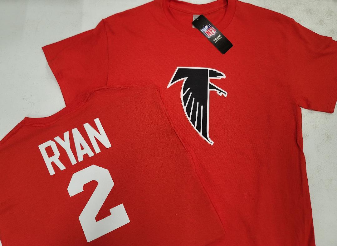 Mens NFL Team Apparel MATT RYAN Throwback Football Jersey Shirt RED