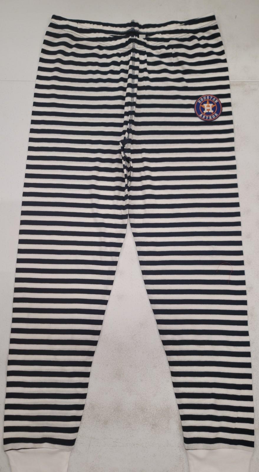 MLB Team Apparel HOUSTON ASTROS Pajamas Pajama Bottom Pants BLUE