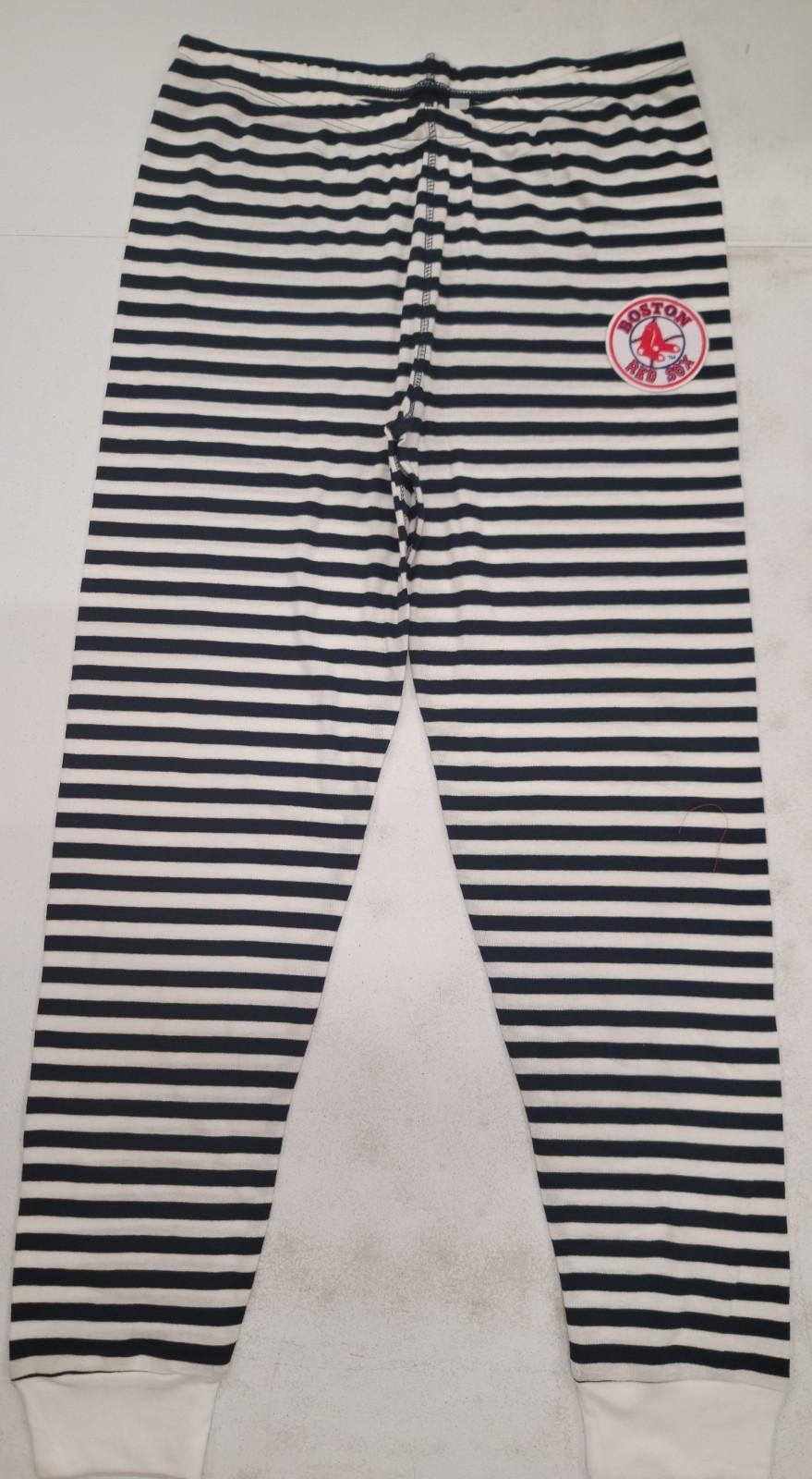 MLB Team Apparel BOSTON RED SOX Pajamas Pajama Bottom Pants BLUE