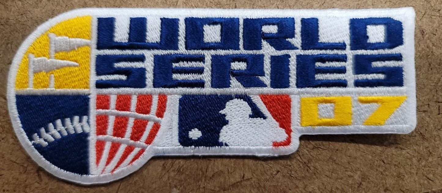 2007 World Series Boston Red Sox vs Colorado Rockies Baseball Patch