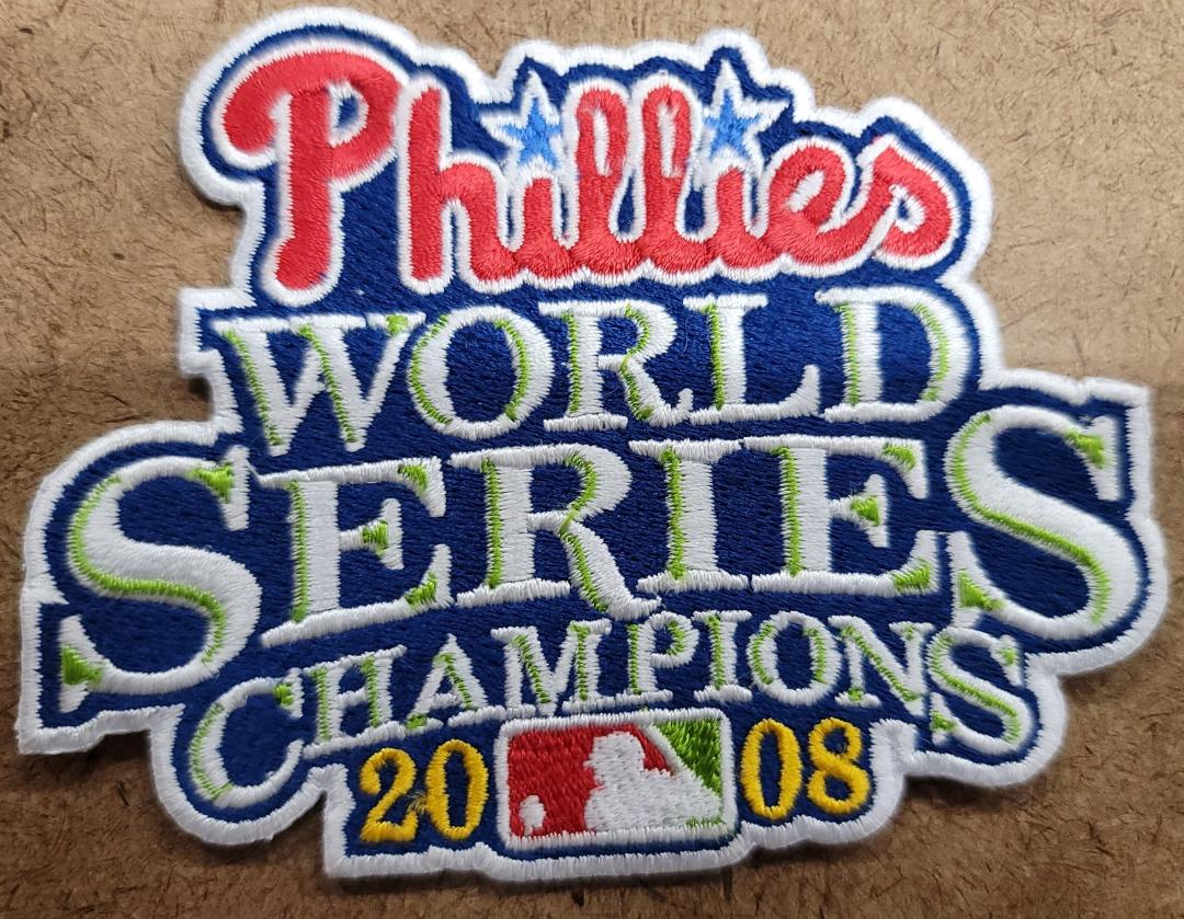 2008+Baseball+MLB+World+Series+Champions+Patch+Philadelphia+