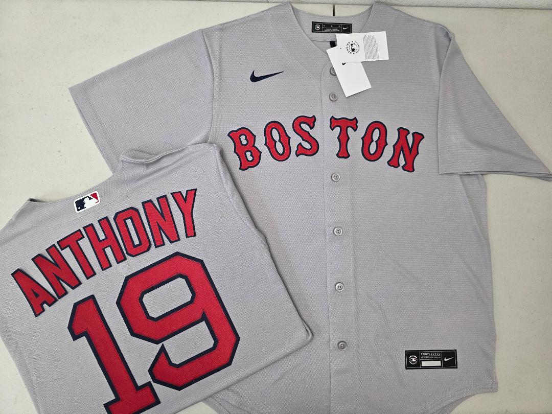 Nike Boston Red Sox ROMAN ANTHONY Baseball Jersey GRAY