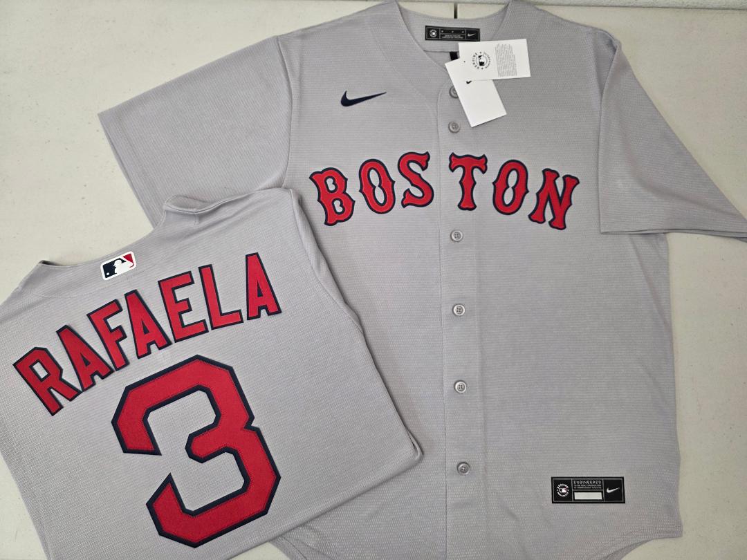 Nike Boston Red Sox CEDDANNE RAFAELA Baseball Jersey GRAY