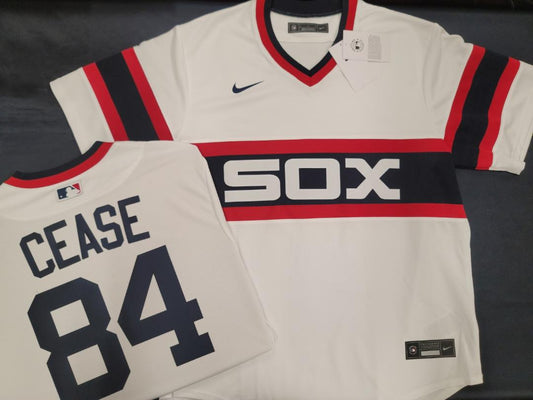 Nike Chicago White Sox DYLAN CEASE Throwback Vintage Baseball Jersey