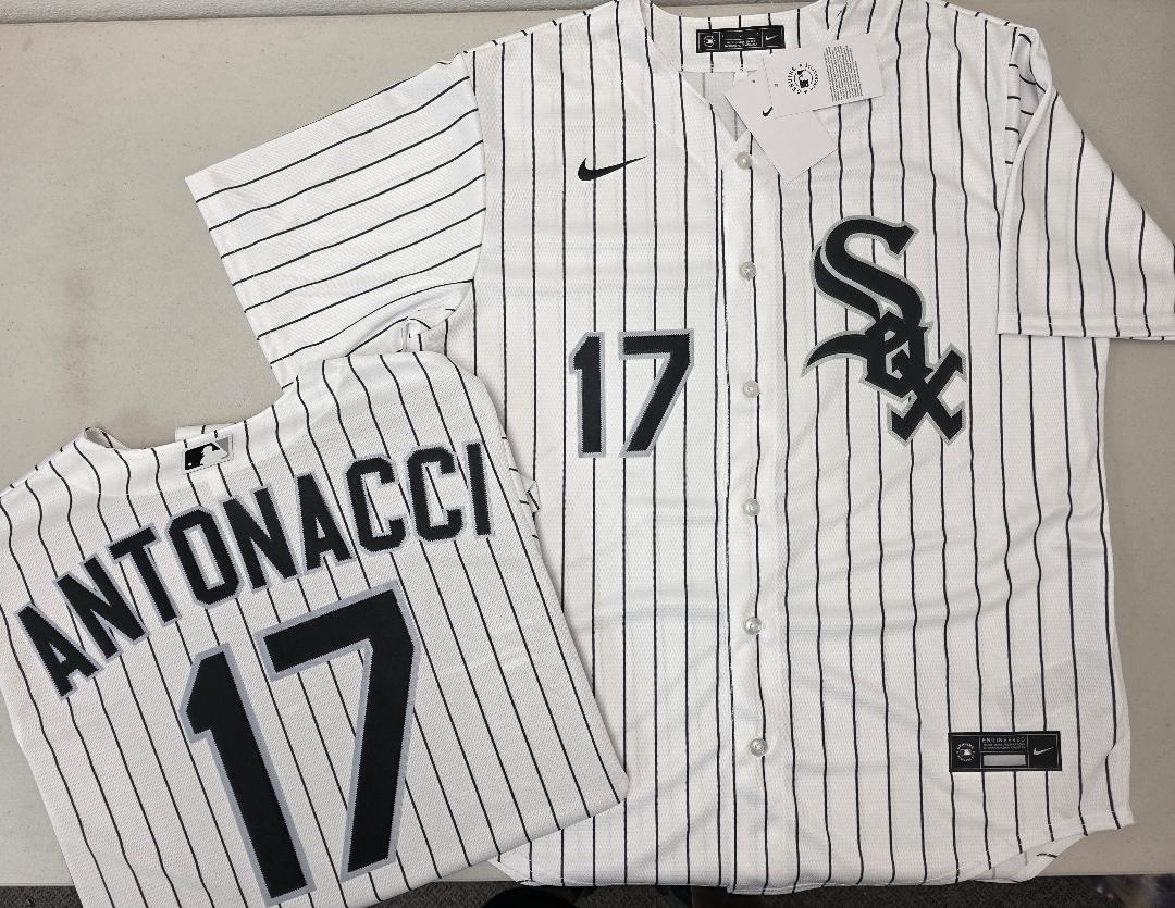 Nike Chicago White Sox SAM ANTONACCI Baseball Jersey WHITE P/S