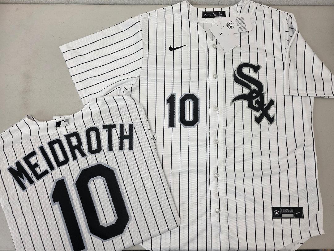 Nike Chicago White Sox CHASE MEIDROTH Baseball Jersey WHITE P/S