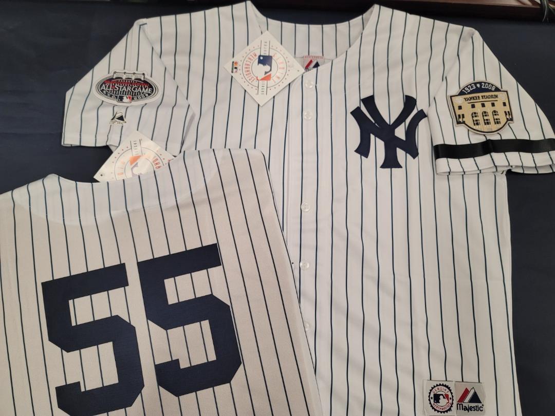 Majestic New York Yankees HIDEKI MATSUI 2008 Baseball JERSEY White P/S –