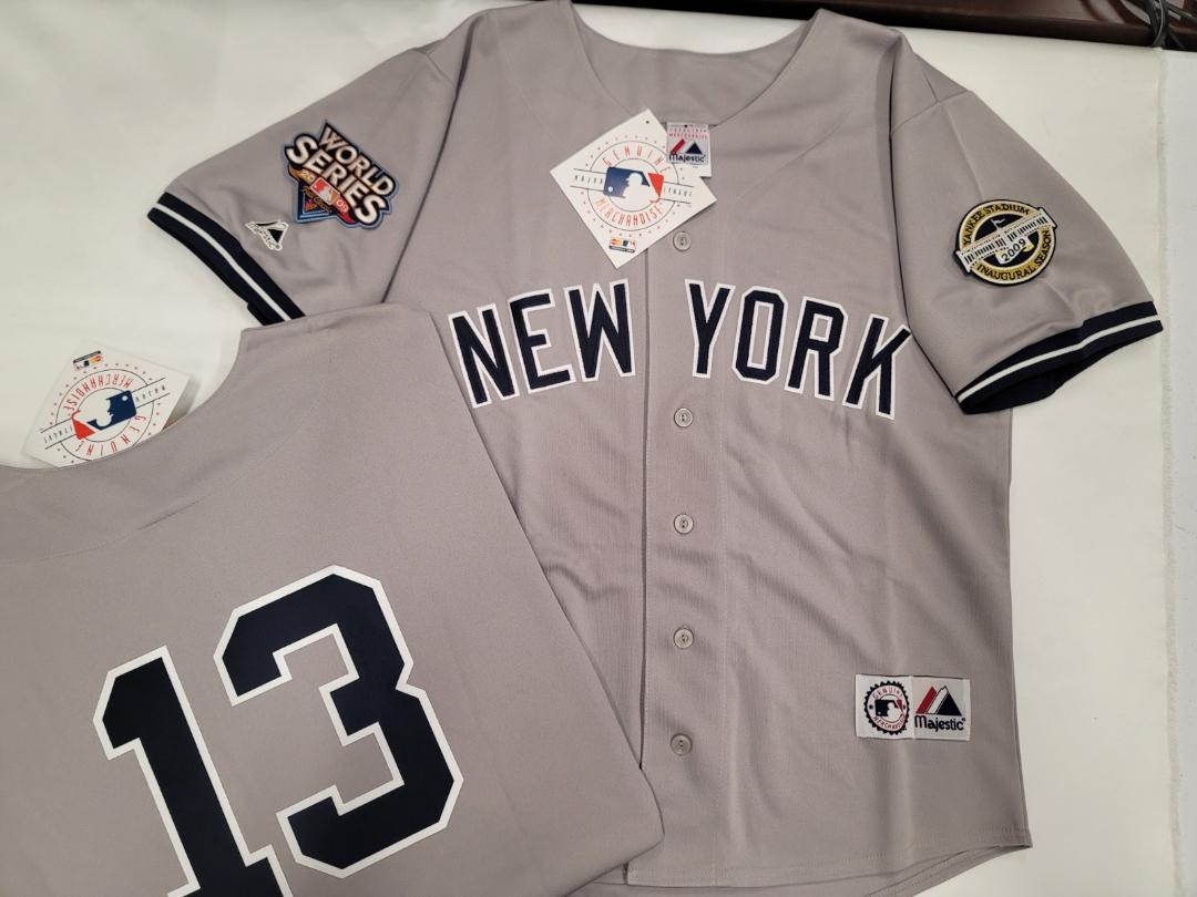 Majestic New York Yankees ALEX RODRIGUEZ 2009 World Series Baseball JE –