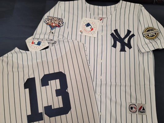 Majestic New York Yankees ALEX RODRIGUEZ 2009 World Series Baseball JERSEY White P/S