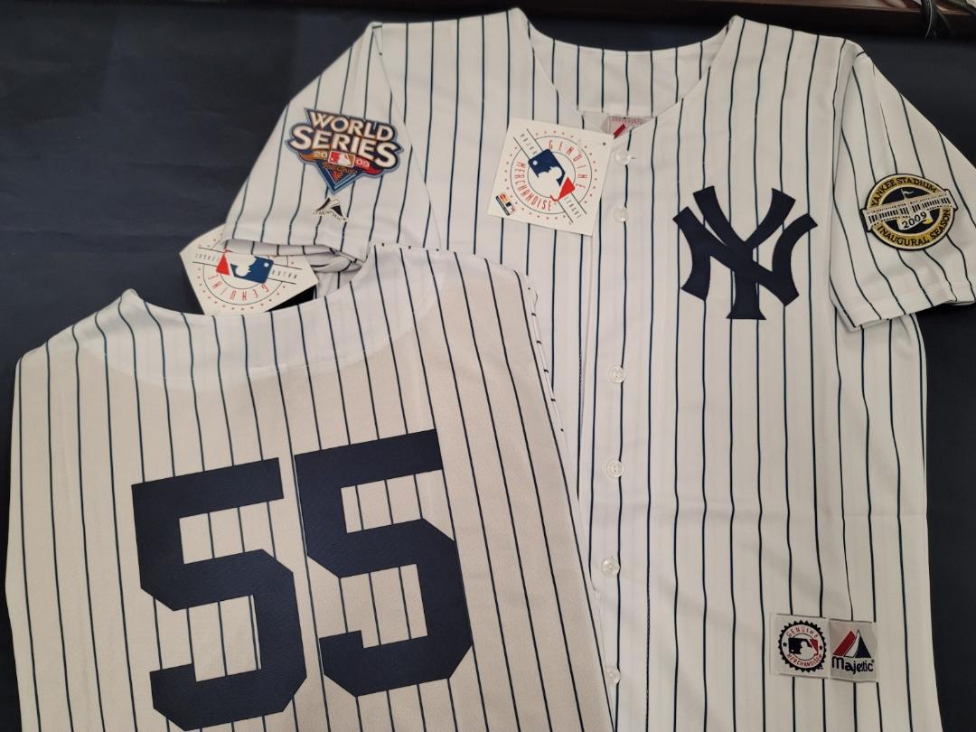 Majestic New York Yankees HIDEKI MATSUI 2009 World Series Baseball JERSEY White P/S