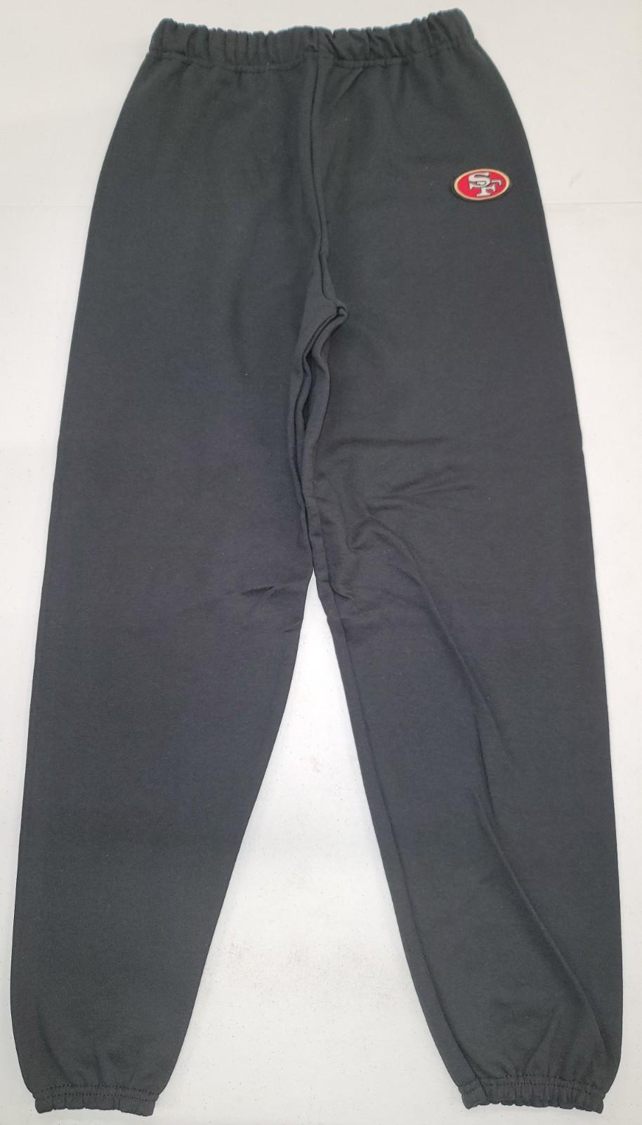 Mens NFL Team Apparel SAN FRANCISCO 49ers Full Length SWEATPANTS New BLACK