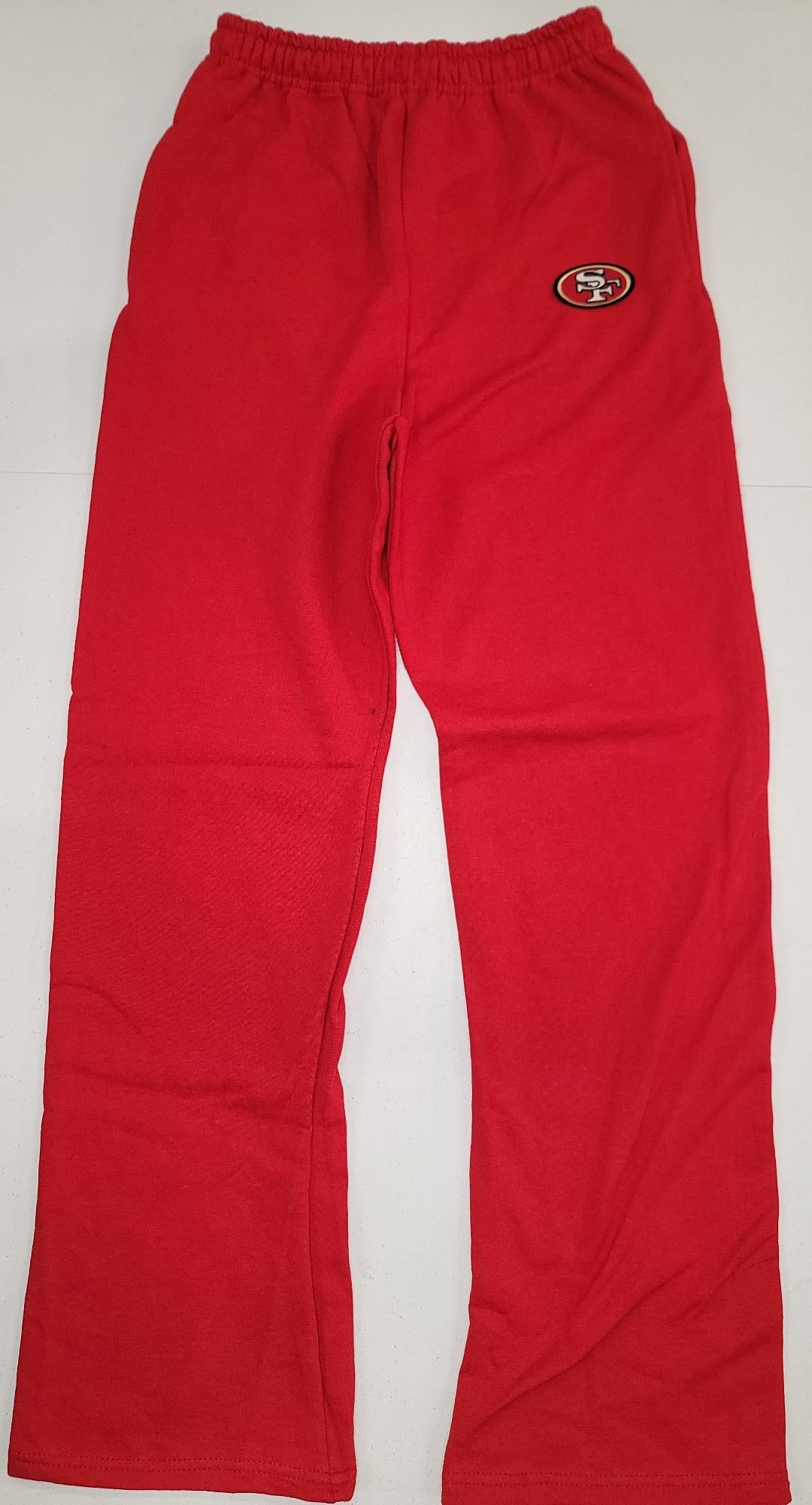 Mens NFL Team Apparel SAN FRANCISCO 49ers Full Length SWEATPANTS New RED