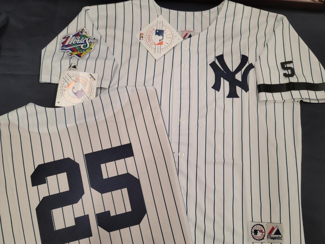 Majestic New York Yankees JOE GIRARDI 1999 World Series Baseball