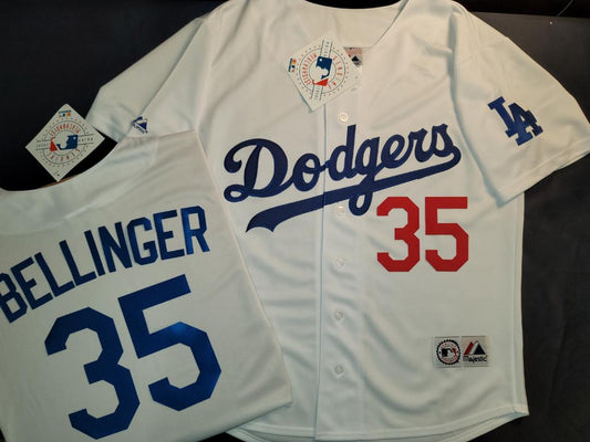 Majestic Los Angeles Dodgers CODY BELLINGER Baseball Jersey WHITE