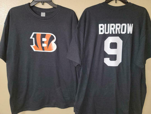 Boys Youth NFL Team Apparel Cincinnati Bengals JOE BURROW Football Jersey Shirt BLACK