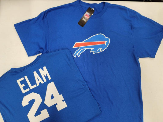 Mens NFL Team Apparel Buffalo Bills KAIIR ELAM Football Jersey Shirt ROYAL