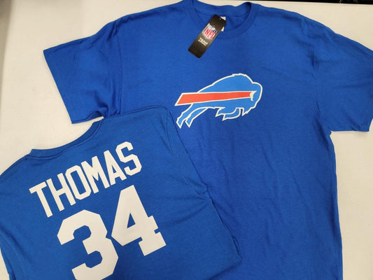 Mens NFL Team Apparel Buffalo Bills THURMON THOMAS Football Jersey Shirt ROYAL
