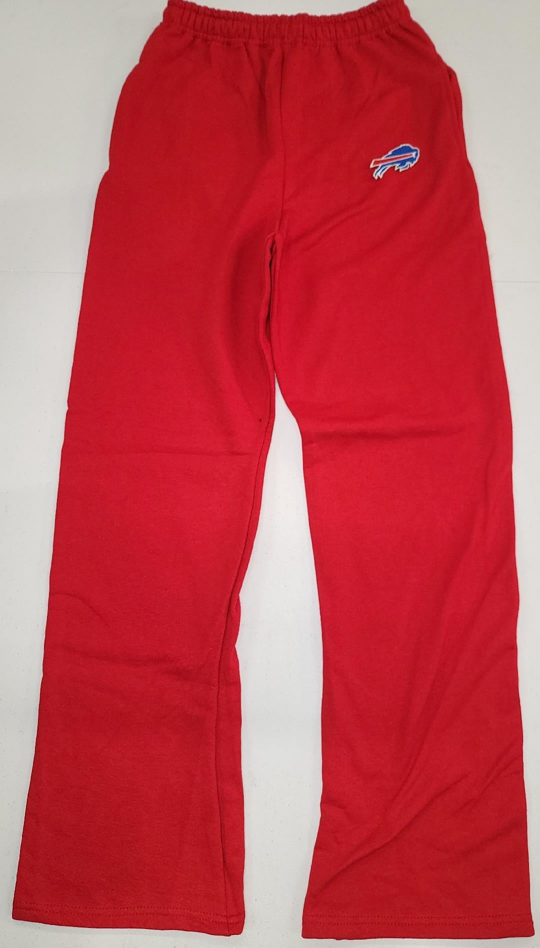 Mens NFL Team Apparel BUFFALO BILLS Full Length SWEATPANTS New RED