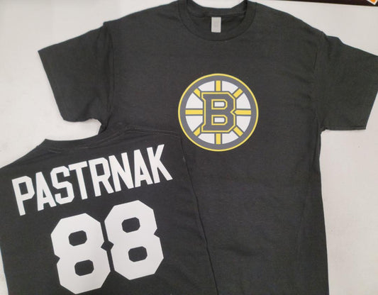 BOYS YOUTH NHL Team Apparel Boston Bruins DAVID PASTRNAK Hockey Jersey Shirt BLACK