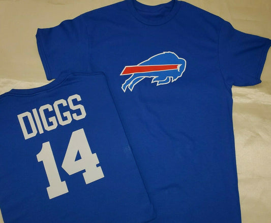 Mens NFL Team Apparel Buffalo Bills STEPHON DIGGS Football Jersey Shirt ROYAL