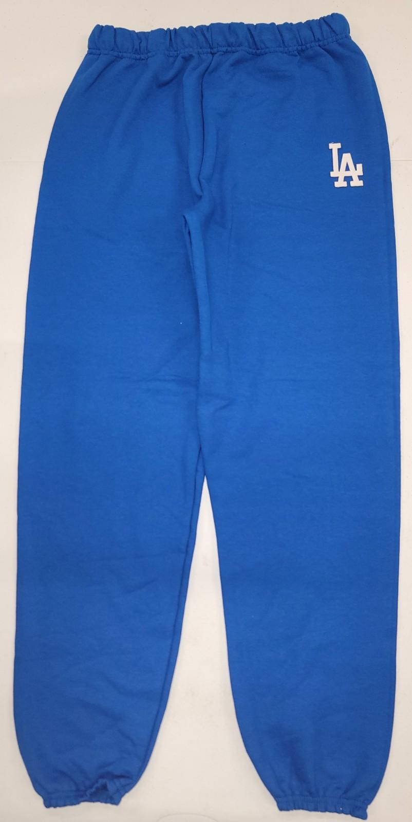 Mens MLB Team Apparel LOS ANGELES DODGERS Full Length SWEATPANTS New ROYAL
