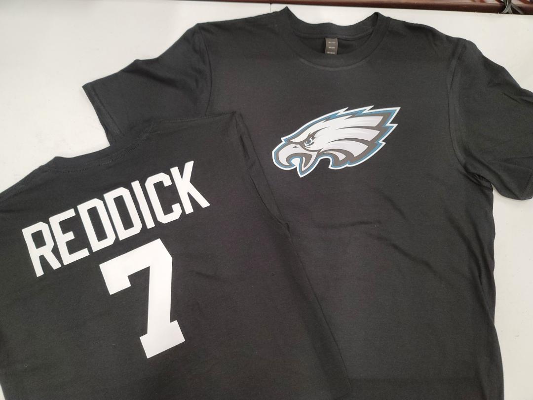 Mens NFL Team Apparel Philadelphia Eagles HAASON REDDICK Football Jersey Shirt BLACK