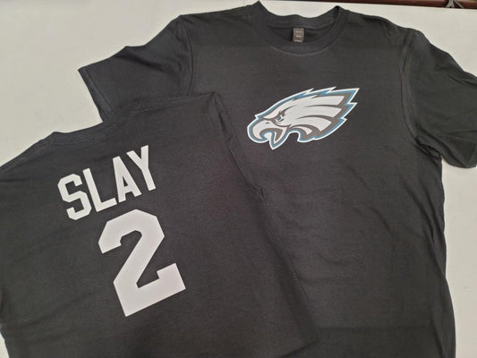 Mens NFL Team Apparel Philadelphia Eagles DARIUS SLAY Football Jersey Shirt BLACK