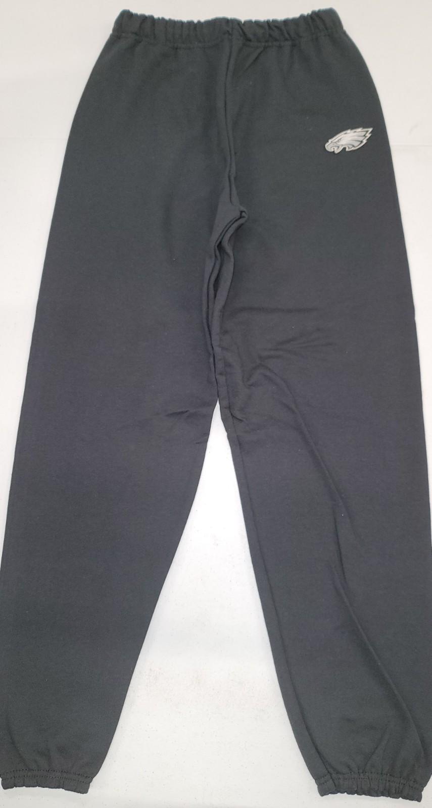 Mens NFL Team Apparel PHILADELPHIA EAGLES Full Length SWEATPANTS New BLACK