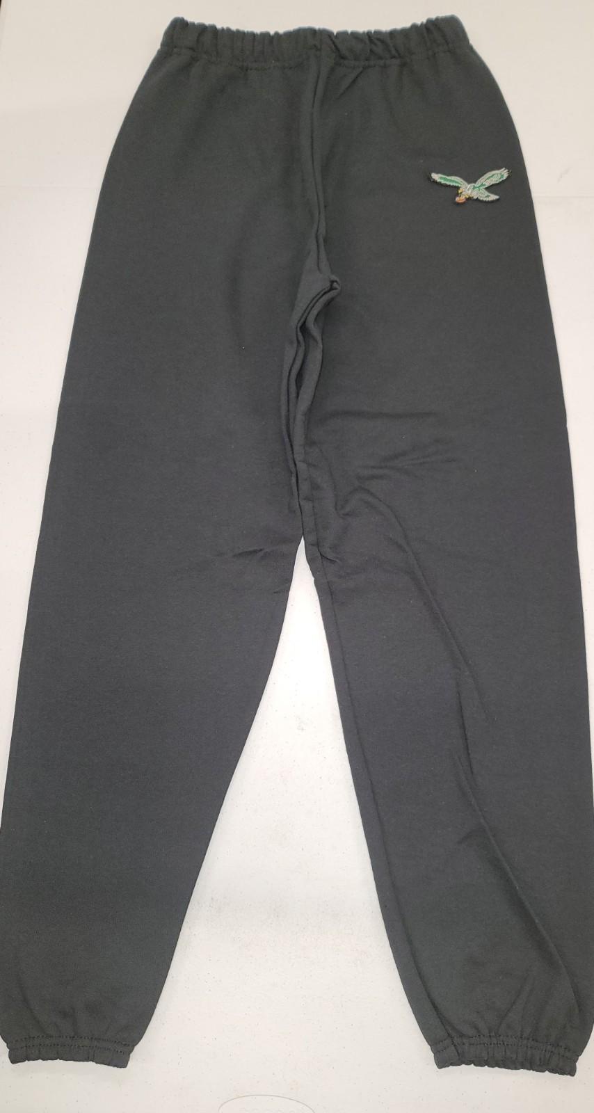 Mens NFL Team Apparel PHILADELPHIA EAGLES Full Length SWEATPANTS New BLACK