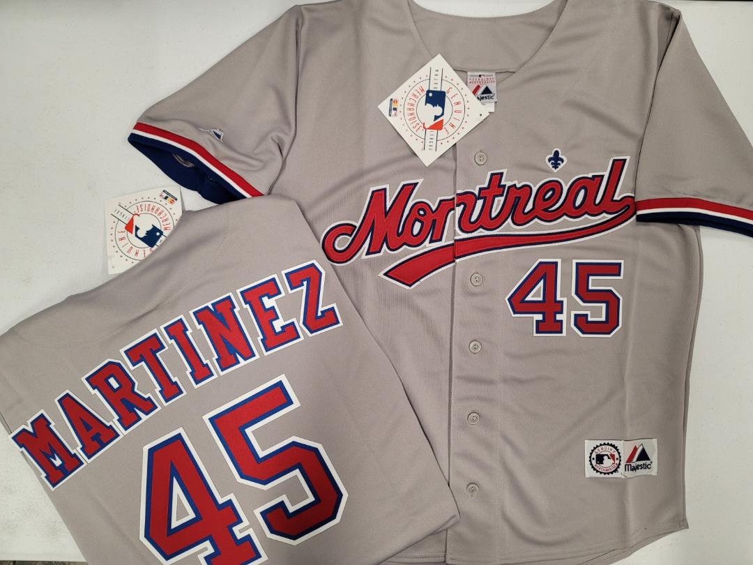 Cooperstown Collection Montreal Expos PEDRO MARTINEZ Throwback Basebal –