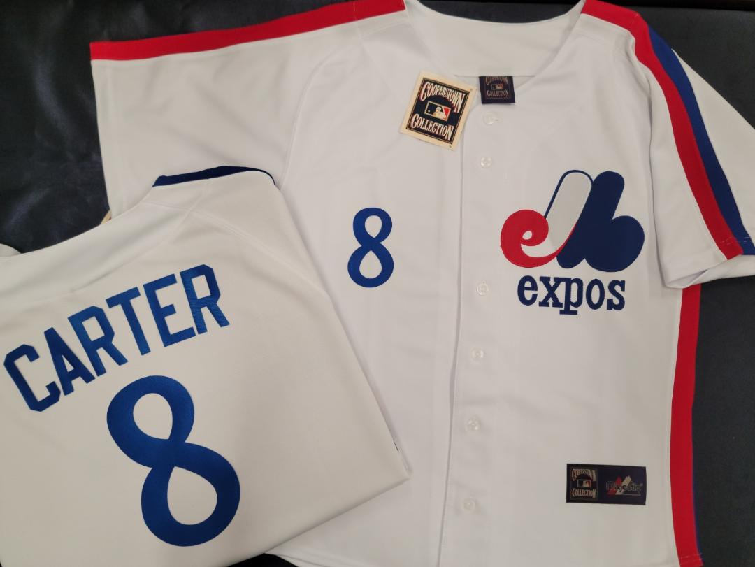 Cooperstown Collection Montreal Expos GARY CARTER Throwback Baseball J –