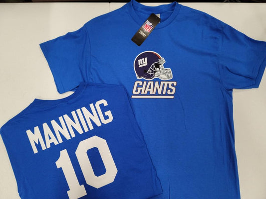 Mens NFL Team Apparel New York Giants ELI MANNING Football Jersey Shirt ROYAL