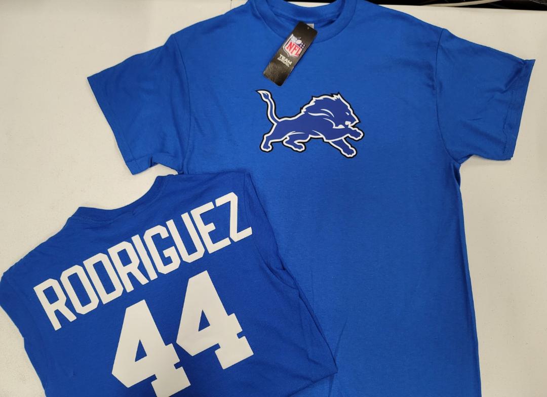 Mens NFL Team Apparel Detroit Lions MALCOLM RODRIGUEZ Football