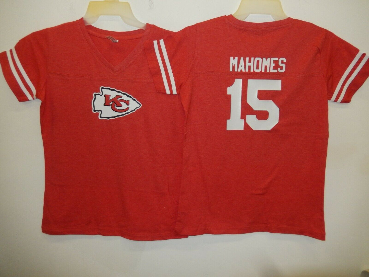 Womens Kansas City Chiefs PATRICK MAHOMES Football Jersey SHIRT RED New