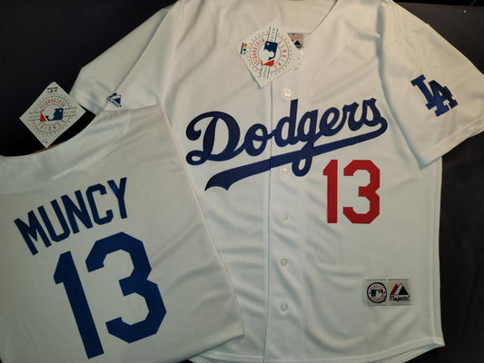 Majestic Los Angeles Dodgers MAX MUNCY Baseball Jersey WHITE