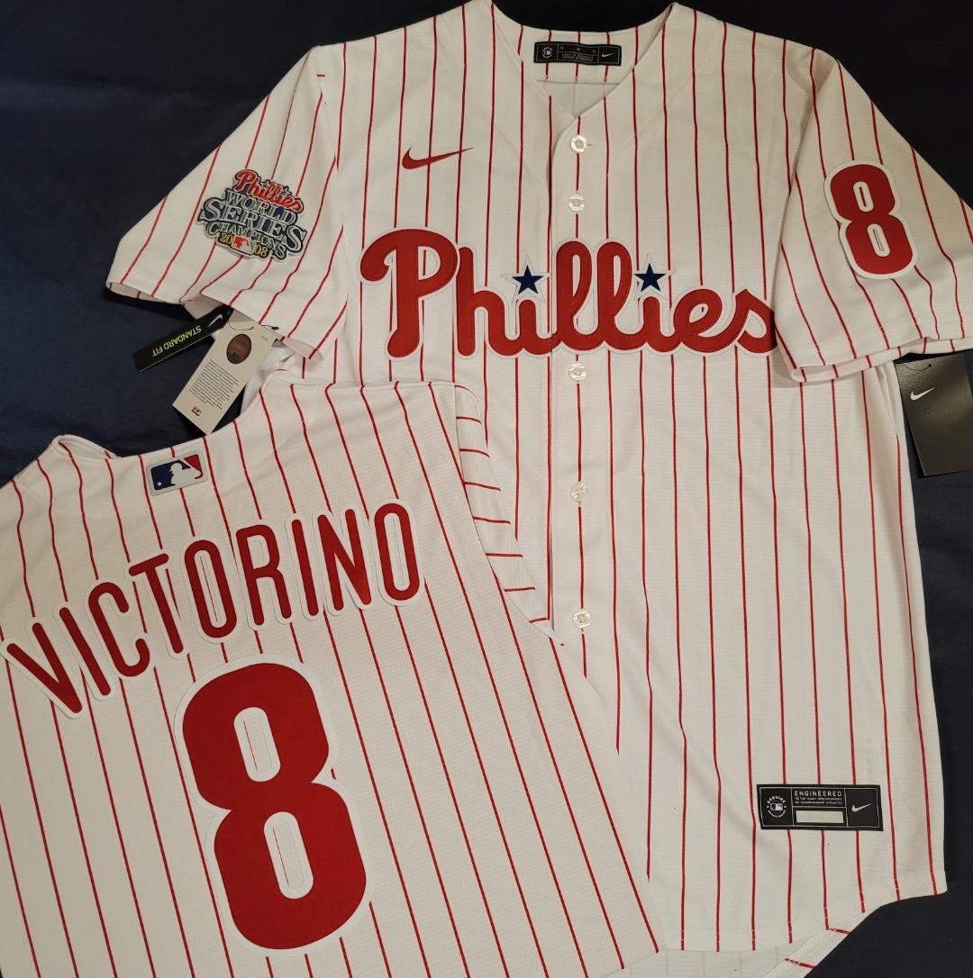 Vintage Y2K 2000s Philadelphia Phillies Shane Victorino Blue 