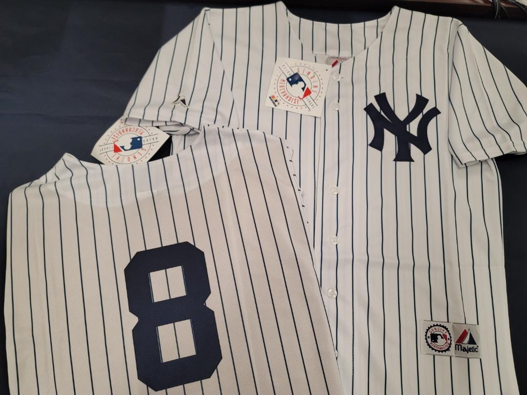 Majestic, Shirts, Majestic Mens Large Ny Yankees Jeter 8 Jersey