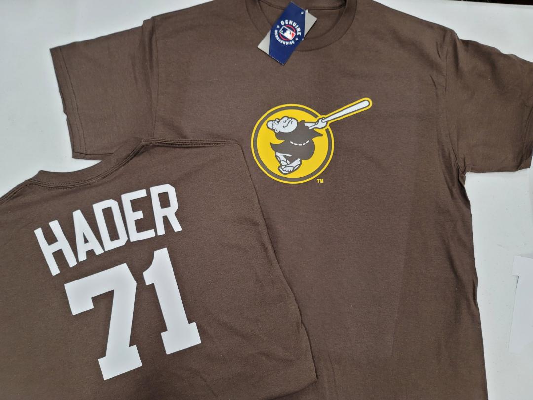 BOYS YOUTH MLB Team Apparel San Diego Padres JOSH HADEN Baseball Jersey Shirt BROWN