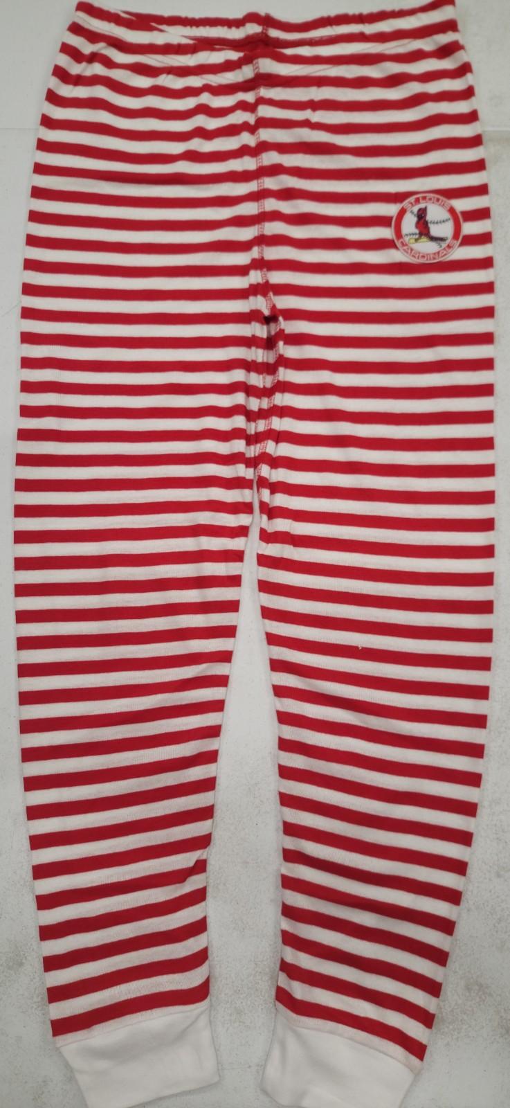 Mens MLB Team Apparel ST LOUIS CARDINALS Pajamas Pajama Bottom Pants RED