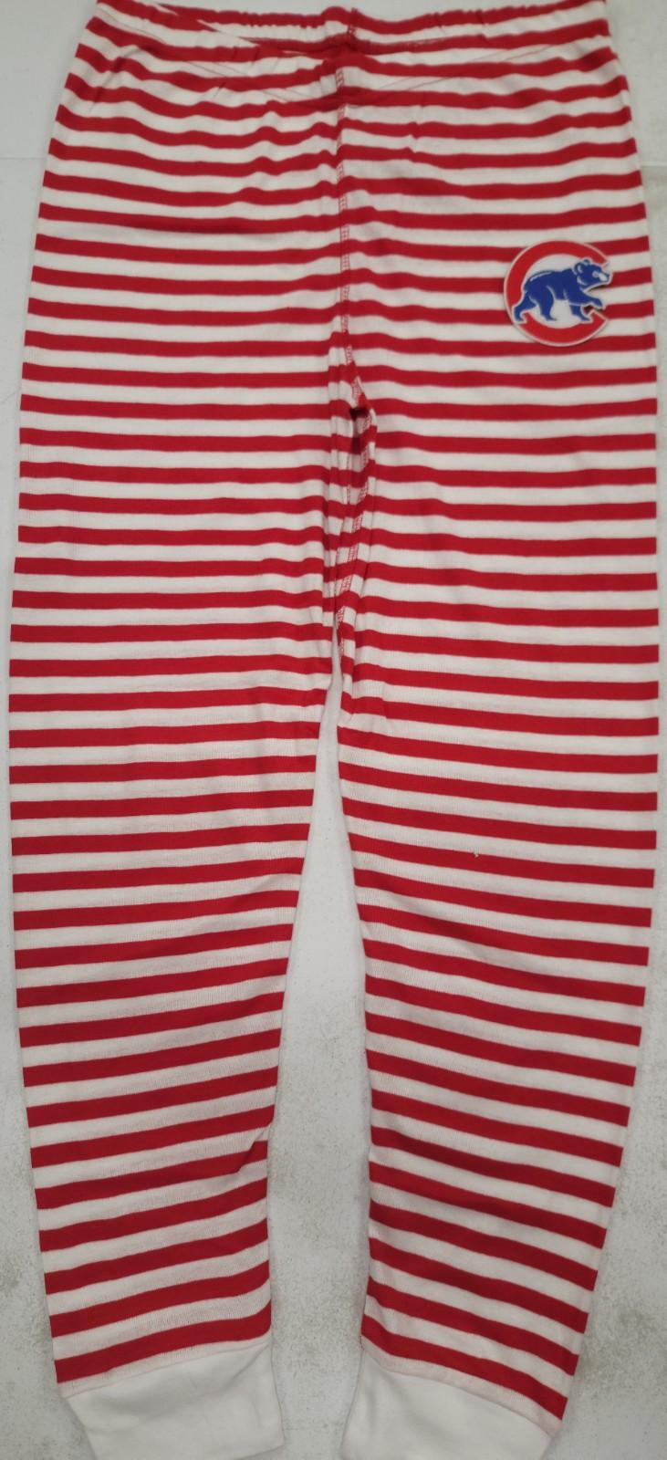 Mens MLB Team Apparel CHICAGO CUBS Pajamas Pajama Bottom Pants RED