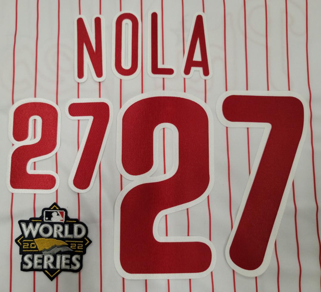 Aaron Nola Philadelphia Phillies Authentic White Baseball Jersey • Kybershop