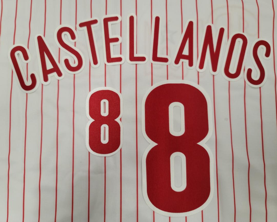 PHILADELPHIA PHILLIES Authentic NICK CASTELLANOS Number KIT For Jersey