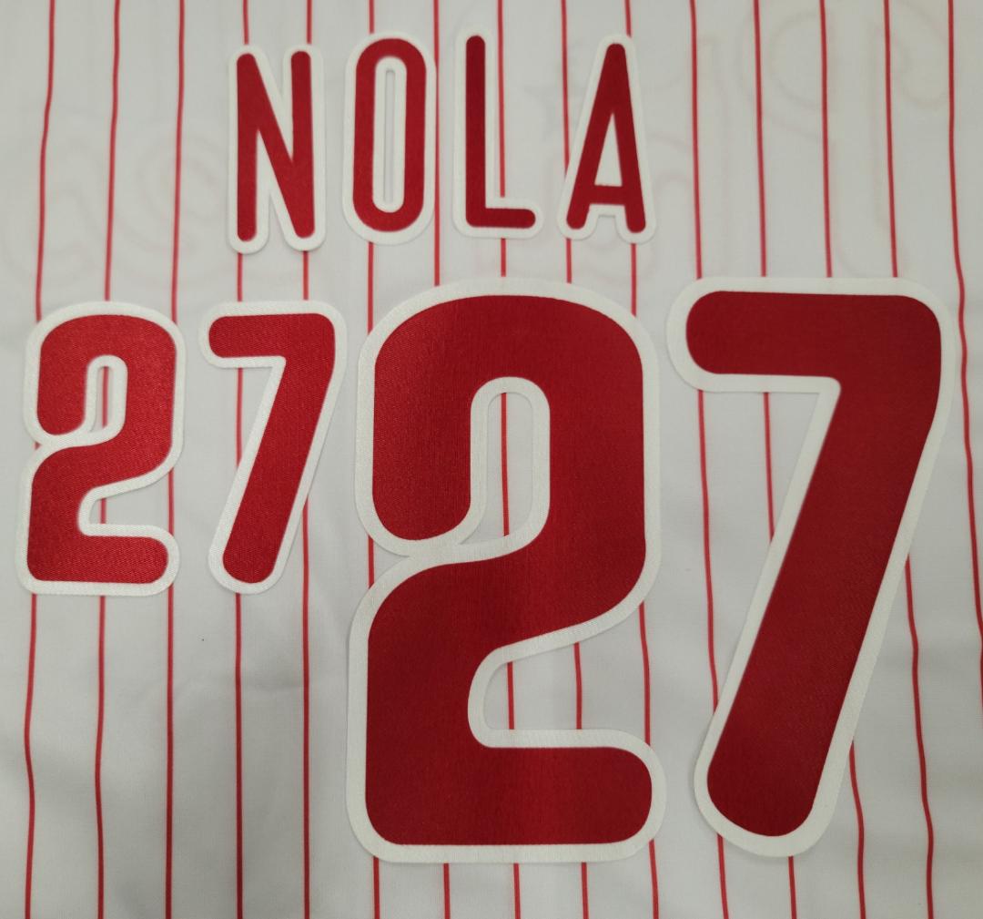 PHILADELPHIA PHILLIES Authentic AARON NOLA Number KIT For Jersey